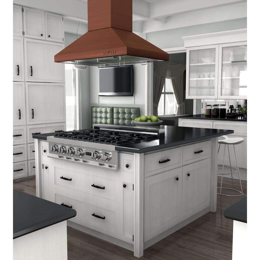 ZLINE 36-Inch Copper Island Range Hood (8KL3iC-36)