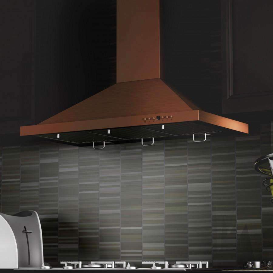 ZLINE 36-Inch Copper Wall Range Hood (8KBC-36)