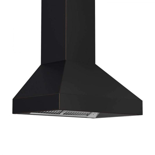 ZLINE 36-Inch Designer Series Oil-Rubbed Bronze Wall Range Hood with Crown Molding and 700 CFM Motor (8667B-36)