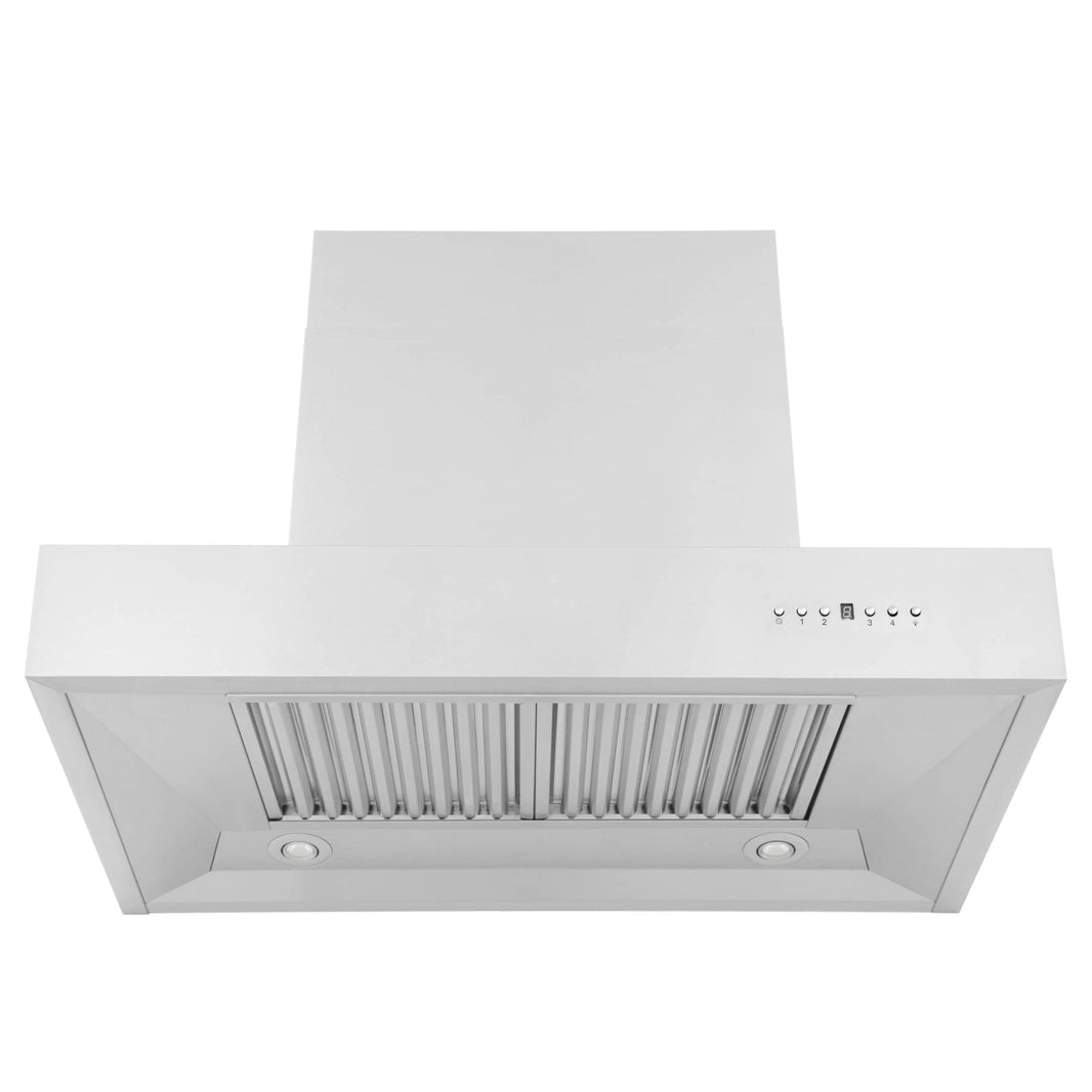 ZLINE 36-Inch Ducted Professional Wall Mount Range Hood in Stainless Steel (KECOM-36)