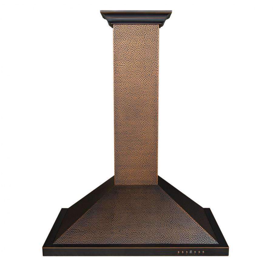 ZLINE 36-Inch Hand-Hammered Copper Finish Wall Range Hood (8KBH-36)