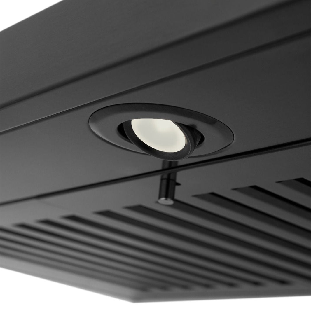 ZLINE 36-Inch Convertible Vent Wall Mount Range Hood in Black Stainless Steel (BSKBN-36)