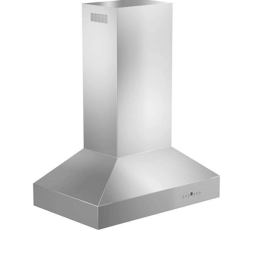 ZLINE 36-Inch Ducted Island Mount Range Hood in Outdoor Approved Stainless Steel (697i-304-36)