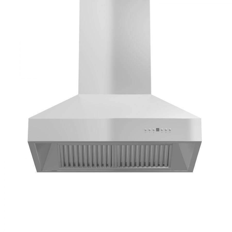 ZLINE 36-Inch Ducted Island Mount Range Hood in Outdoor Approved Stainless Steel (697i-304-36)