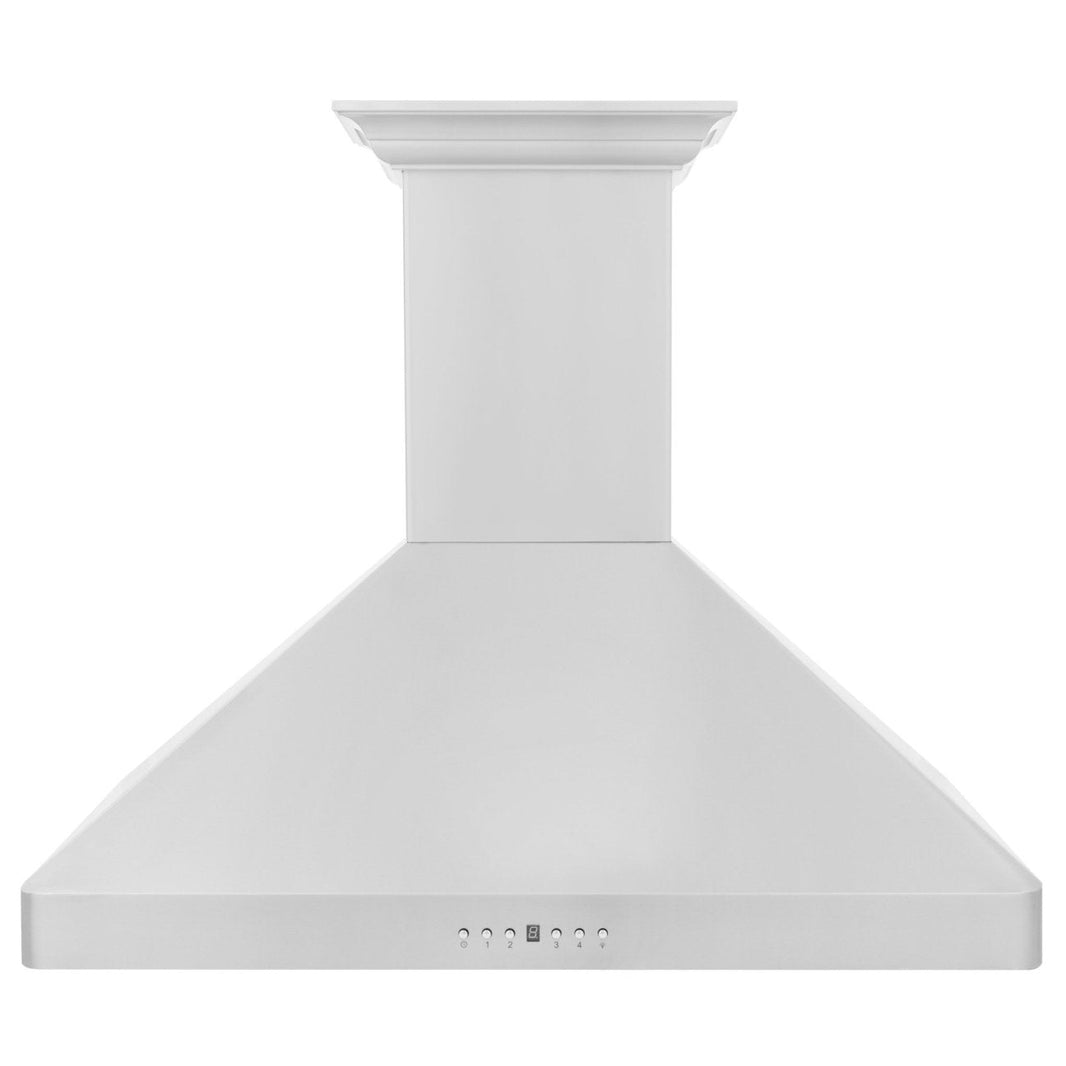 ZLINE 36-Inch Wall Mount Range Hood in Stainless Steel with Built-in CrownSound Bluetooth Speakers (KL2CRN-BT-36)