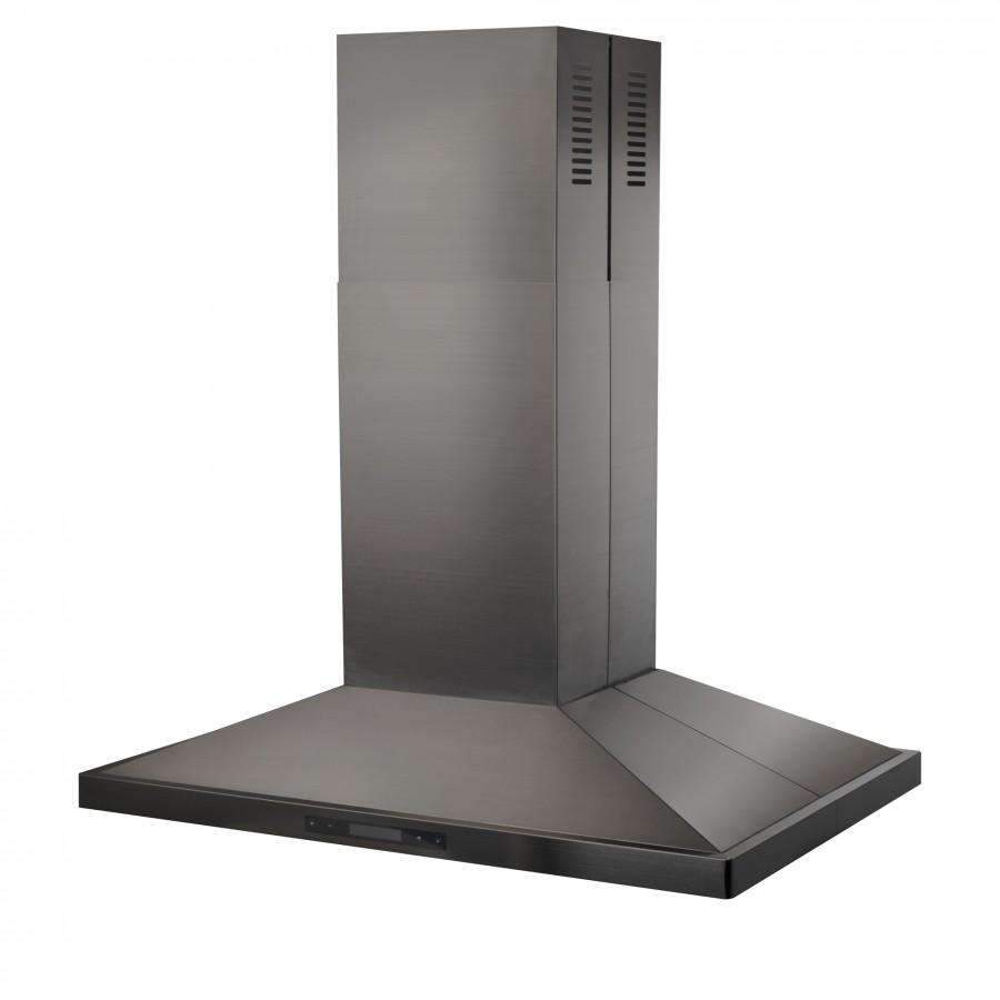 ZLINE 36-Inch Island Mount Range Hood in Black Stainless Steel (BSGL2iN-36)