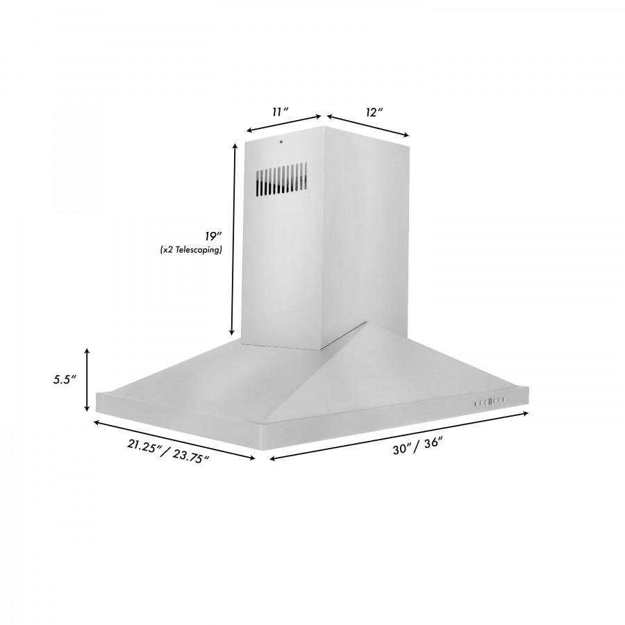 ZLINE 36-Inch Island Range Hood (GL1i-36)