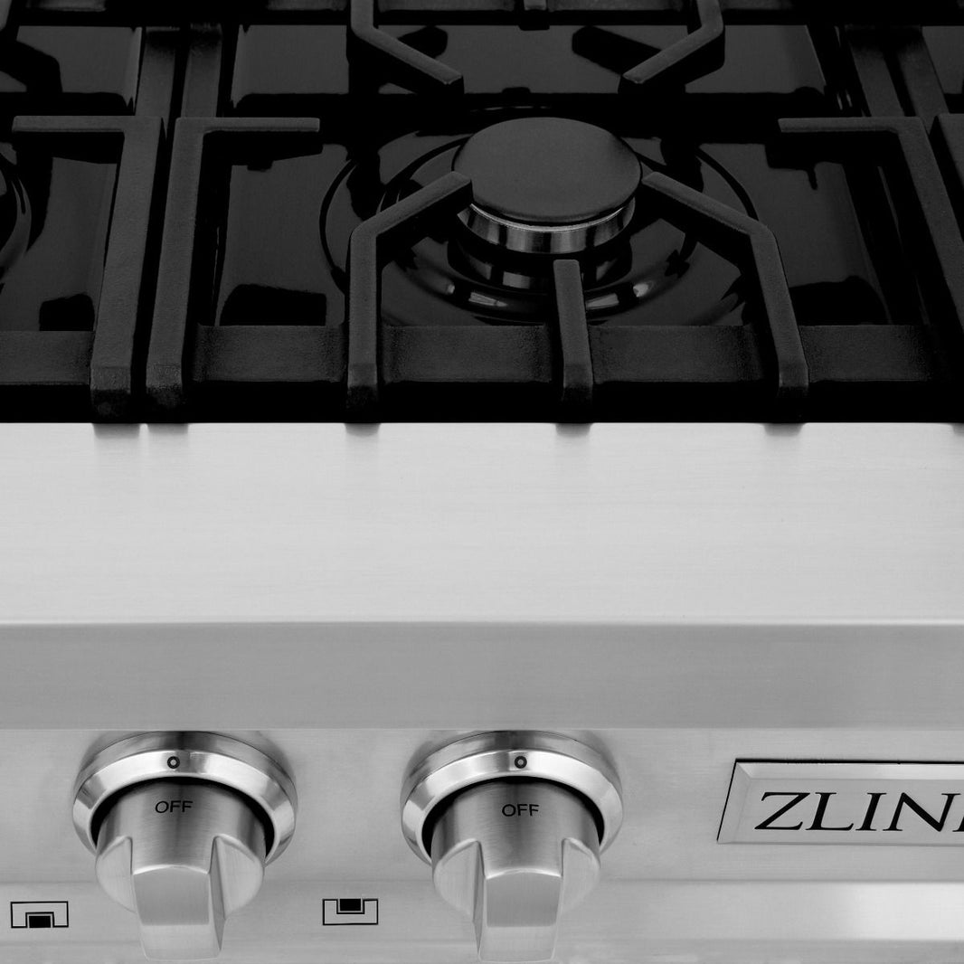 ZLINE 36" Porcelain Gas Stovetop with 6 Gas Burners (RT36)