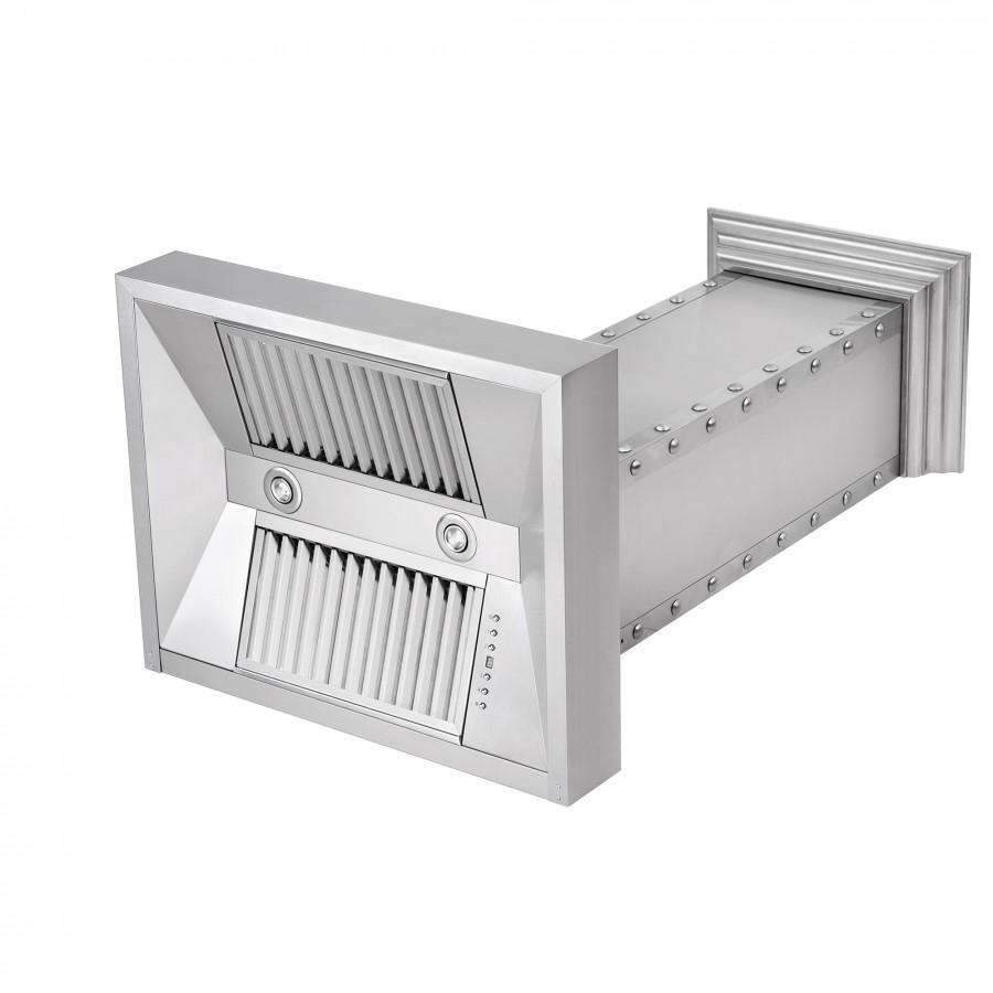 ZLINE 36-Inch Stainless Wall Range Hood with 700 CFM Motor (655-4SSSS-36)