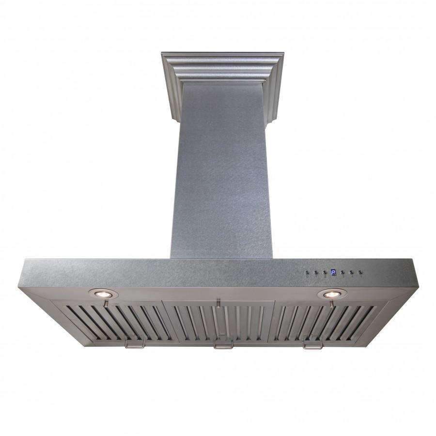 ZLINE 36-Inch Wall Mount Range Hood, DuraSnow Stainless Steel (8KES-36)