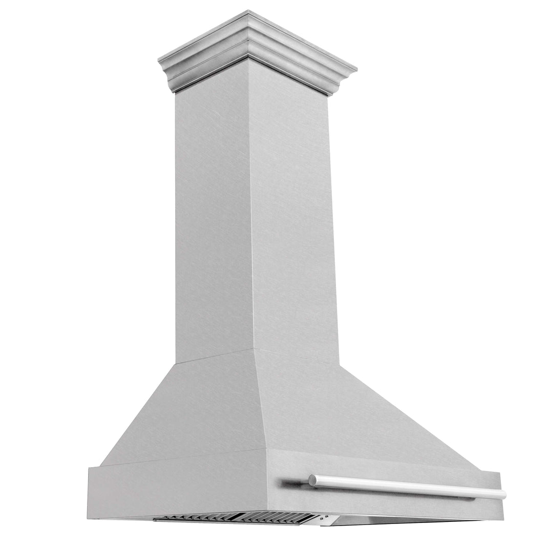 ZLINE 36-Inch Wall Mount Range Hood in DuraSnow Stainless Steel with DuraSnow Handle (8654SNX-36)