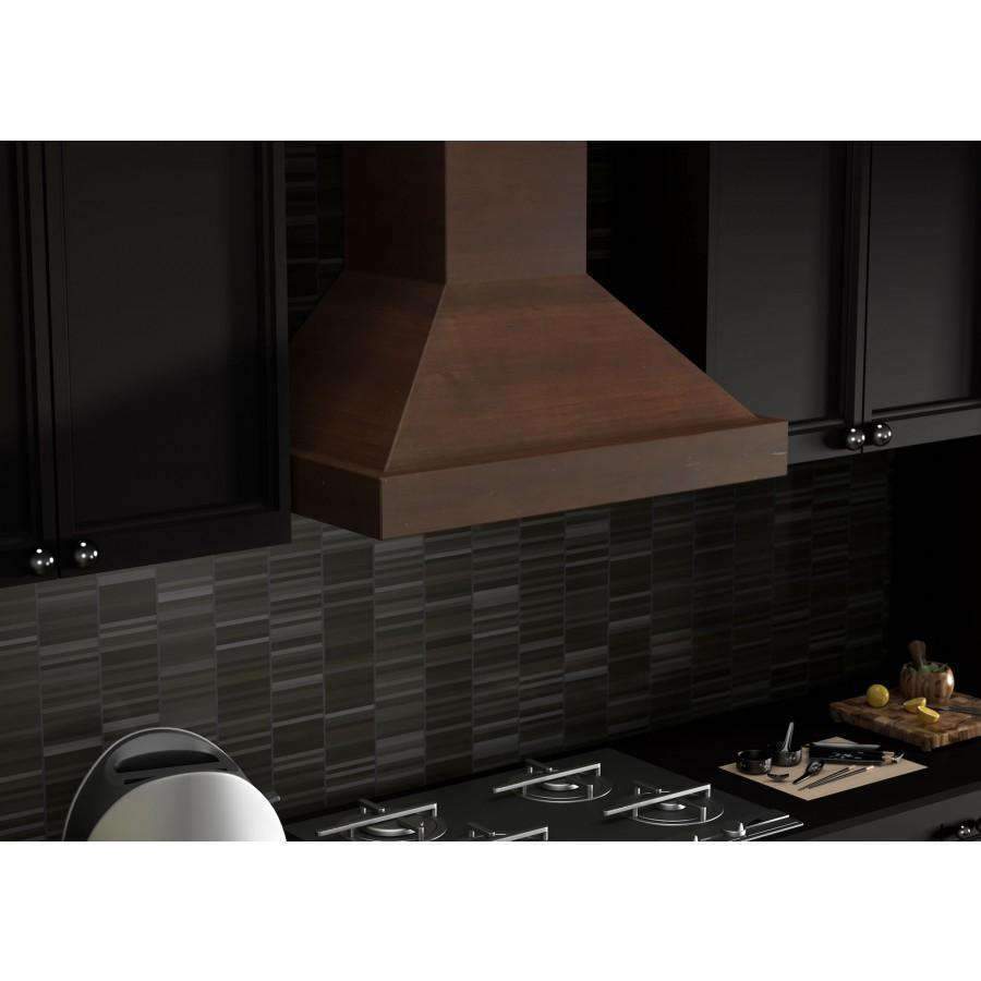 ZLINE 36-Inch Wooden Wall Range Hood with Crown Molding (KBRR-36)