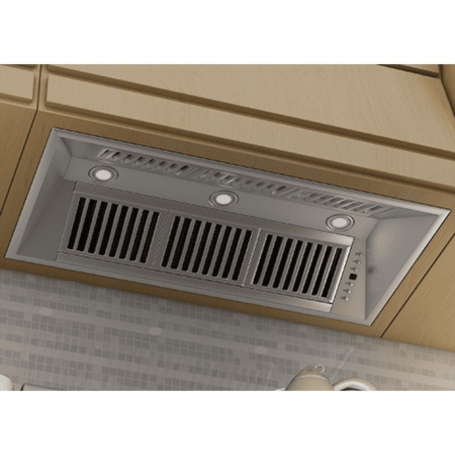 ZLINE 40-Inch Island Range Hood Insert in Stainless Steel with 700 CFM Motor - 24-Inch Depth (824i-40)