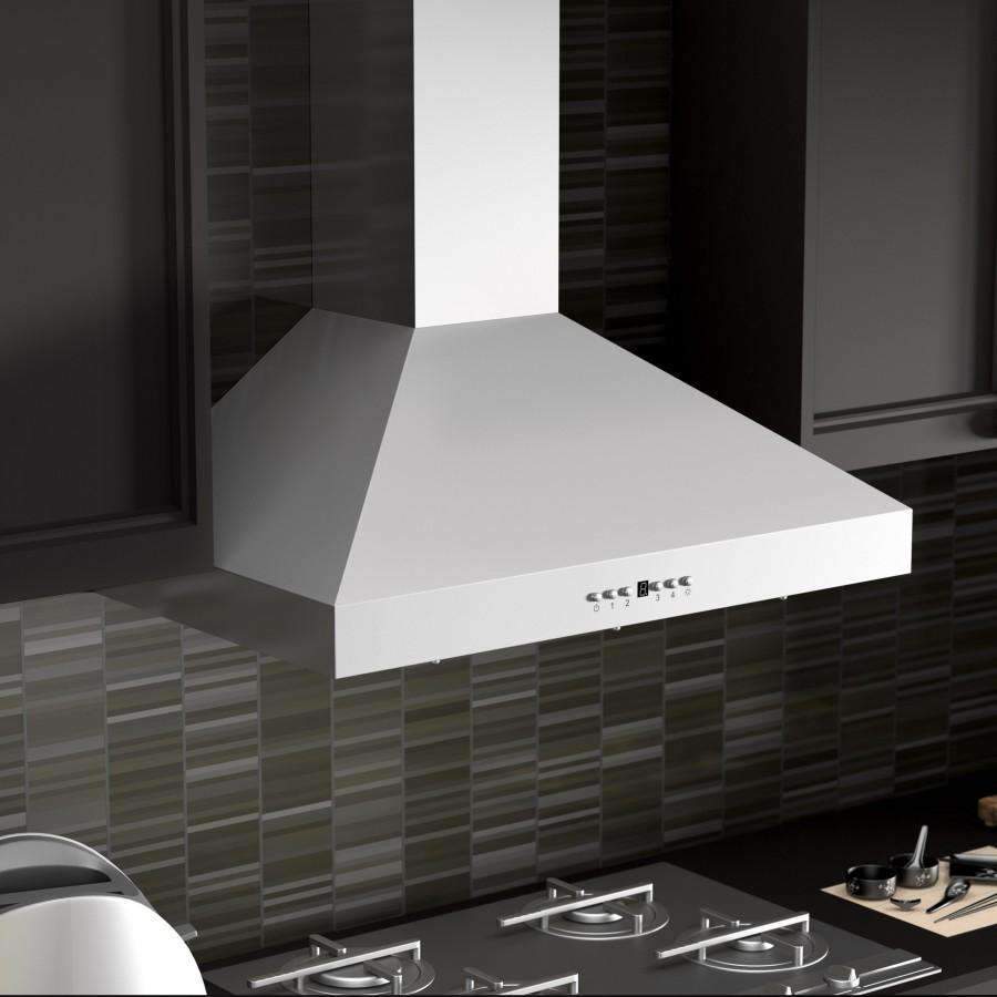 ZLINE 42-Inch Convertible Vent Wall Mount Range Hood in Stainless Steel (KL3-42)