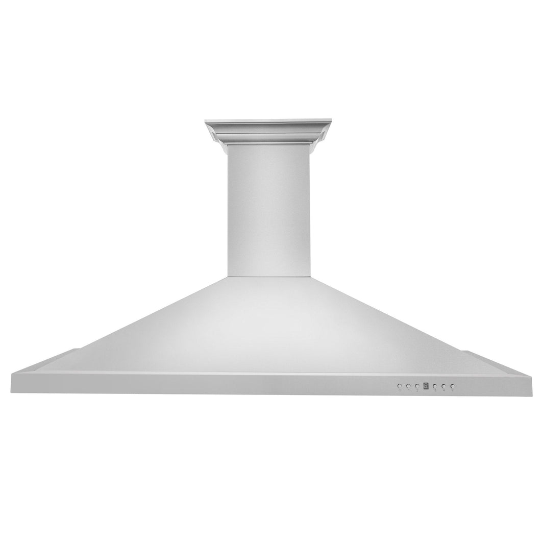 ZLINE 42-Inch Wall Mount Range Hood in Stainless Steel with Built-in CrownSound® Bluetooth Speakers (KBCRN-BT-42)