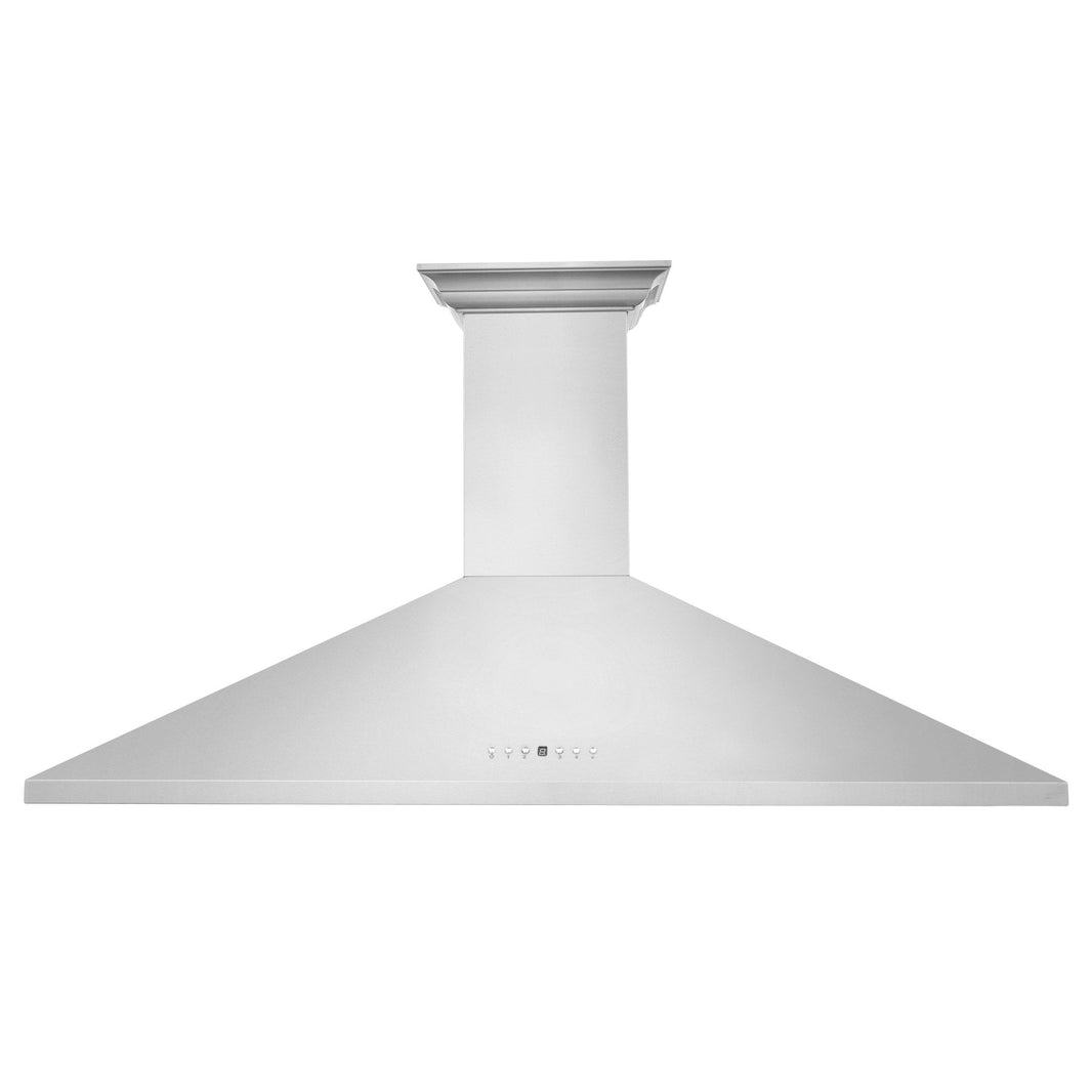 ZLINE 42-Inch Wall Mount Range Hood in Stainless Steel with Built-in CrownSound® Bluetooth Speakers (KL2CRN-BT-42)