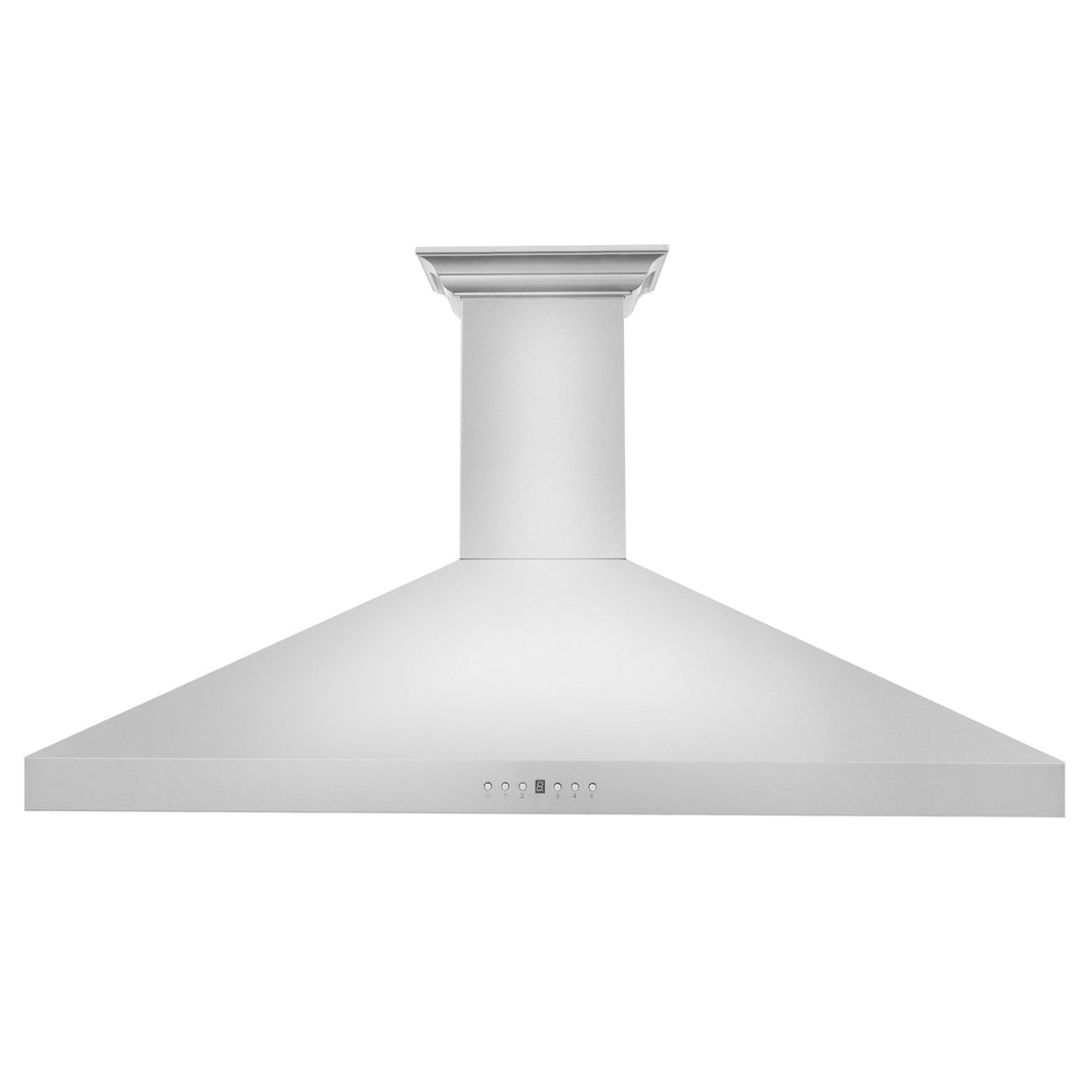 ZLINE 42-Inch Wall Mount Range Hood in Stainless Steel with Built-in CrownSound® Bluetooth Speakers (KL3CRN-BT-42)