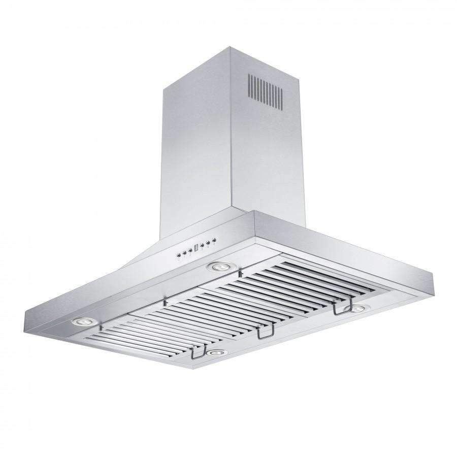 ZLINE 42-Inch Remote Dual Blower Island Range Hood with 700 CFM Motor (GL2i-RD-42)