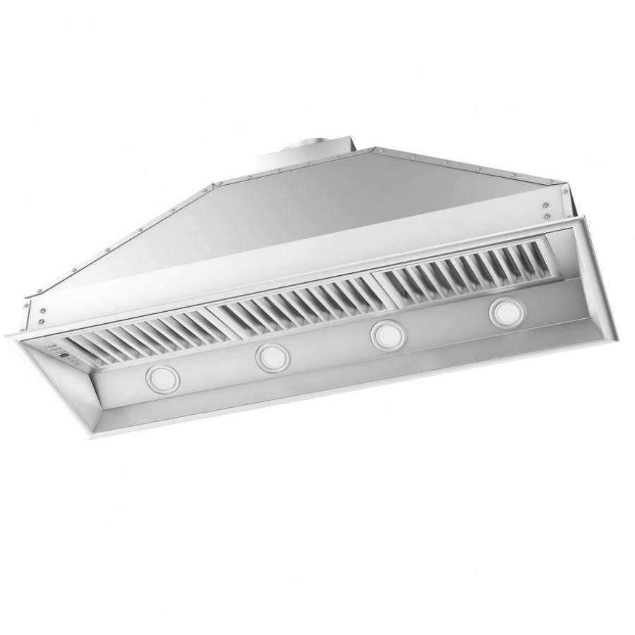 ZLINE 46-Inch Remote Dual Blower Range Hood Insert in Stainless Steel - 15-Inch Depth (695-RD-46)