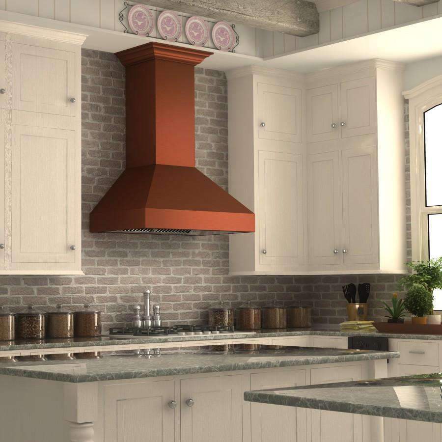 ZLINE 48-Inch Copper Wall Range Hood with 700 CFM Motor (8667C-48)