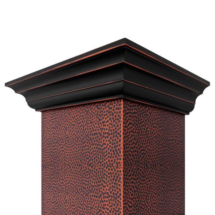 ZLINE 48” Designer Series Hand-Hammered Copper Finish Wall Range Hood with 700 CFM Motor (655-HBXXX-48)