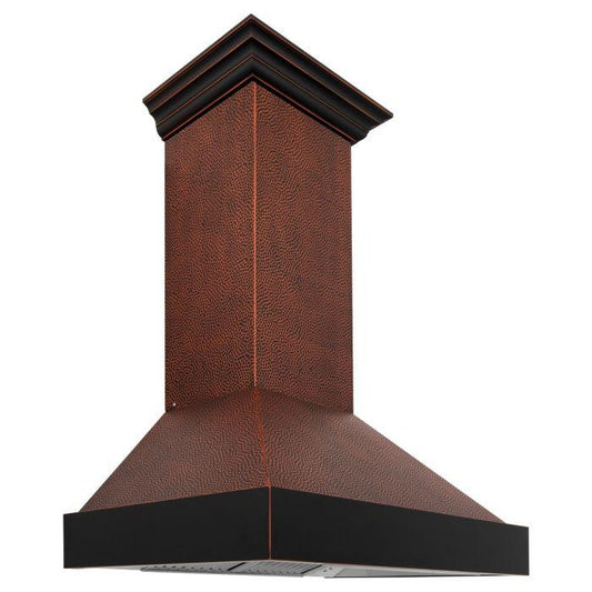 ZLINE 48” Designer Series Hand-Hammered Copper Finish Wall Range Hood with 700 CFM Motor (655-HBXXX-48)