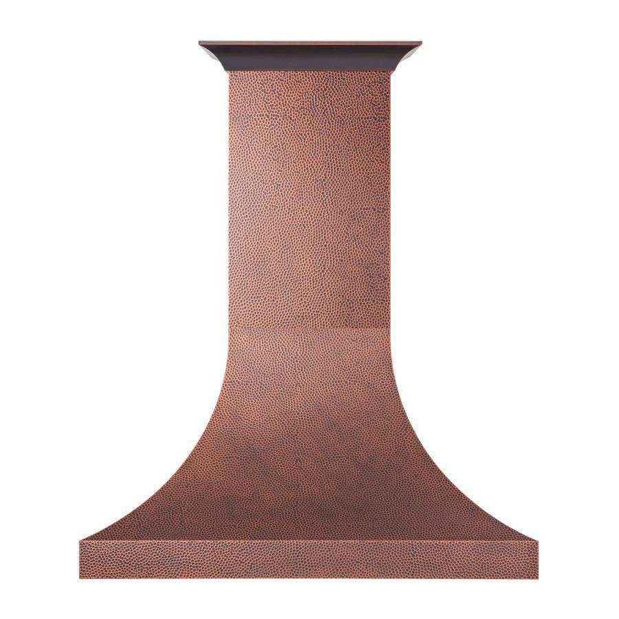 ZLINE 48-Inch Designer Series Hand-Hammered Copper Finish Wall Range Hood with 700 CFM Motor (8632H-48)