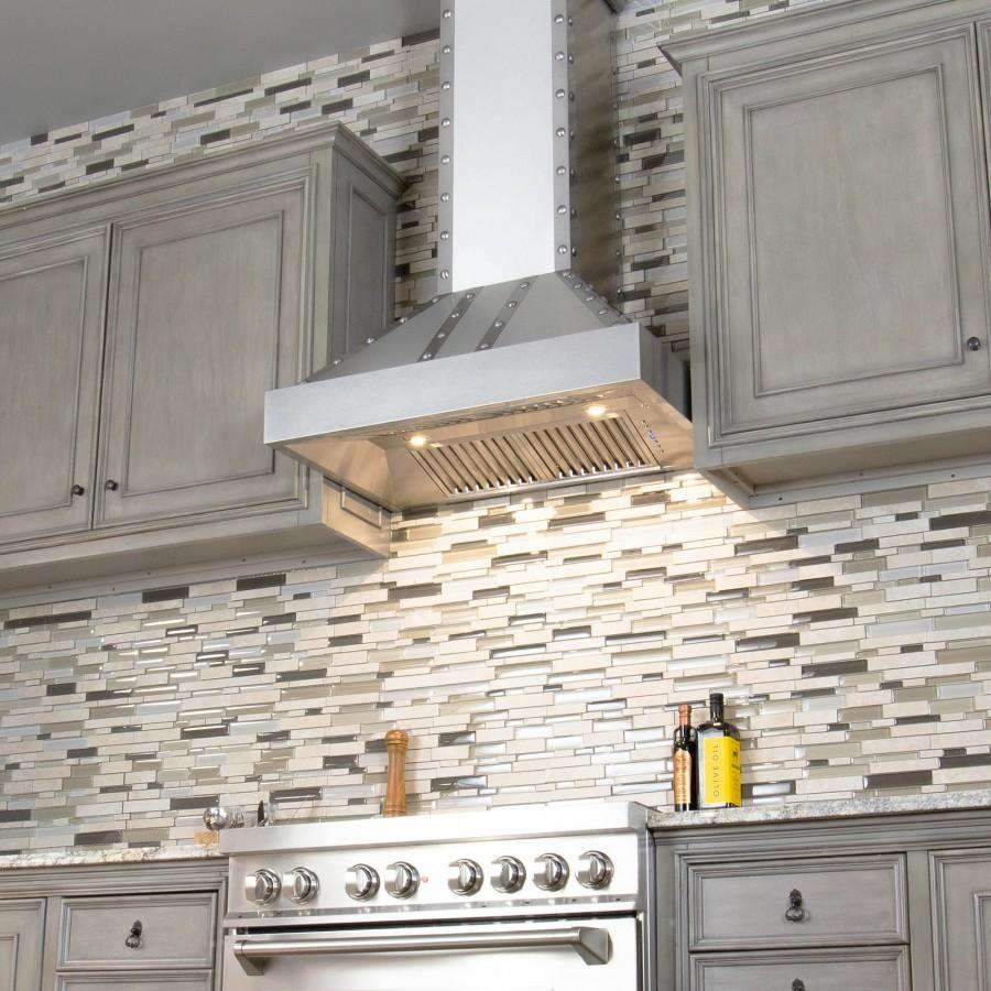 ZLINE 48-Inch Designer Series Stainless Wall Range Hood with 700 CFM Motor (655-4SSSS-48)