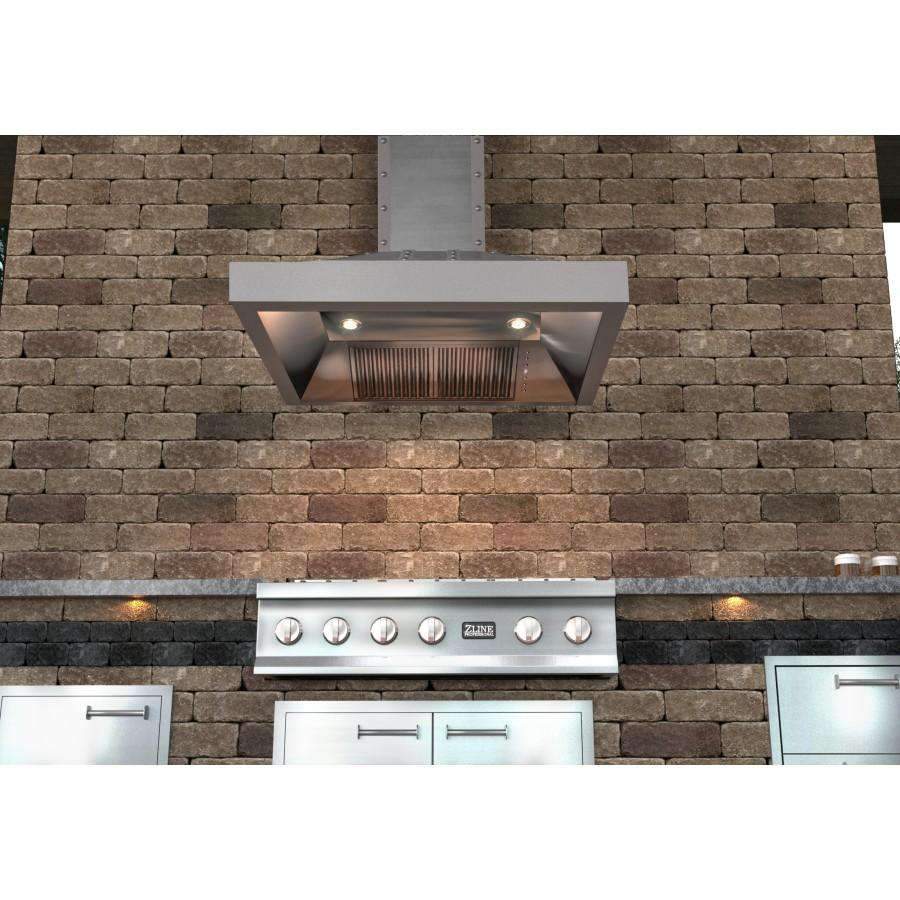 ZLINE 48-Inch Designer Series Stainless Wall Range Hood with 700 CFM Motor (655-4SSSS-48)