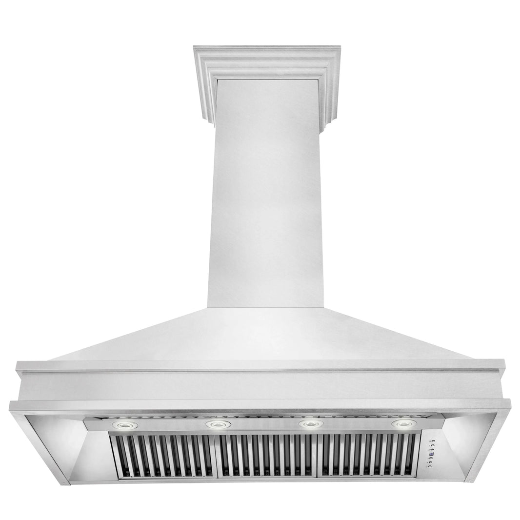 ZLINE 48-Inch Designer Series Wall Mount Range Hood in DuraSnow® Stainless Steel (8656S-48)