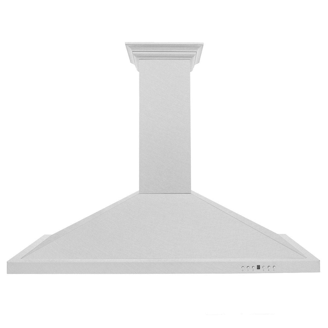 ZLINE 48-Inch Designer Series DuraSnow Stainless Steel Wall Mount Range Hood (8KBS-48)