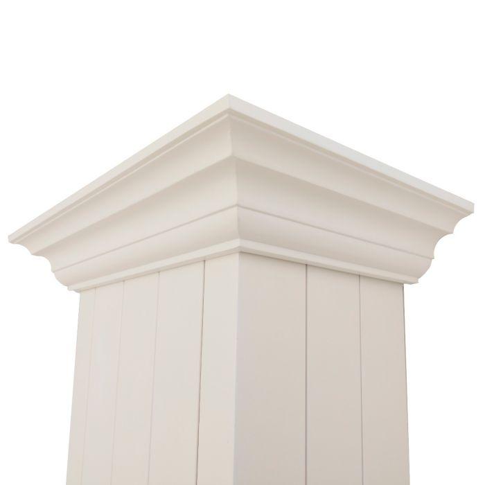 ZLINE 48-Inch Wooden Wall Mount Range Hood in White (KPTT-48)