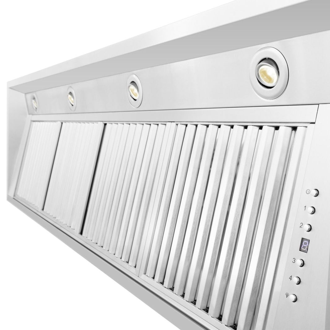 ZLINE 52-Inch Range Hood Insert in Stainless Steel - 18-Inch Depth (698-52)