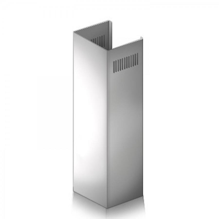 ZLINE 61-Inch DuraSnow® Stainless Steel Chimney Extension for Ceilings up to 12.5 ft. (8687S-E)