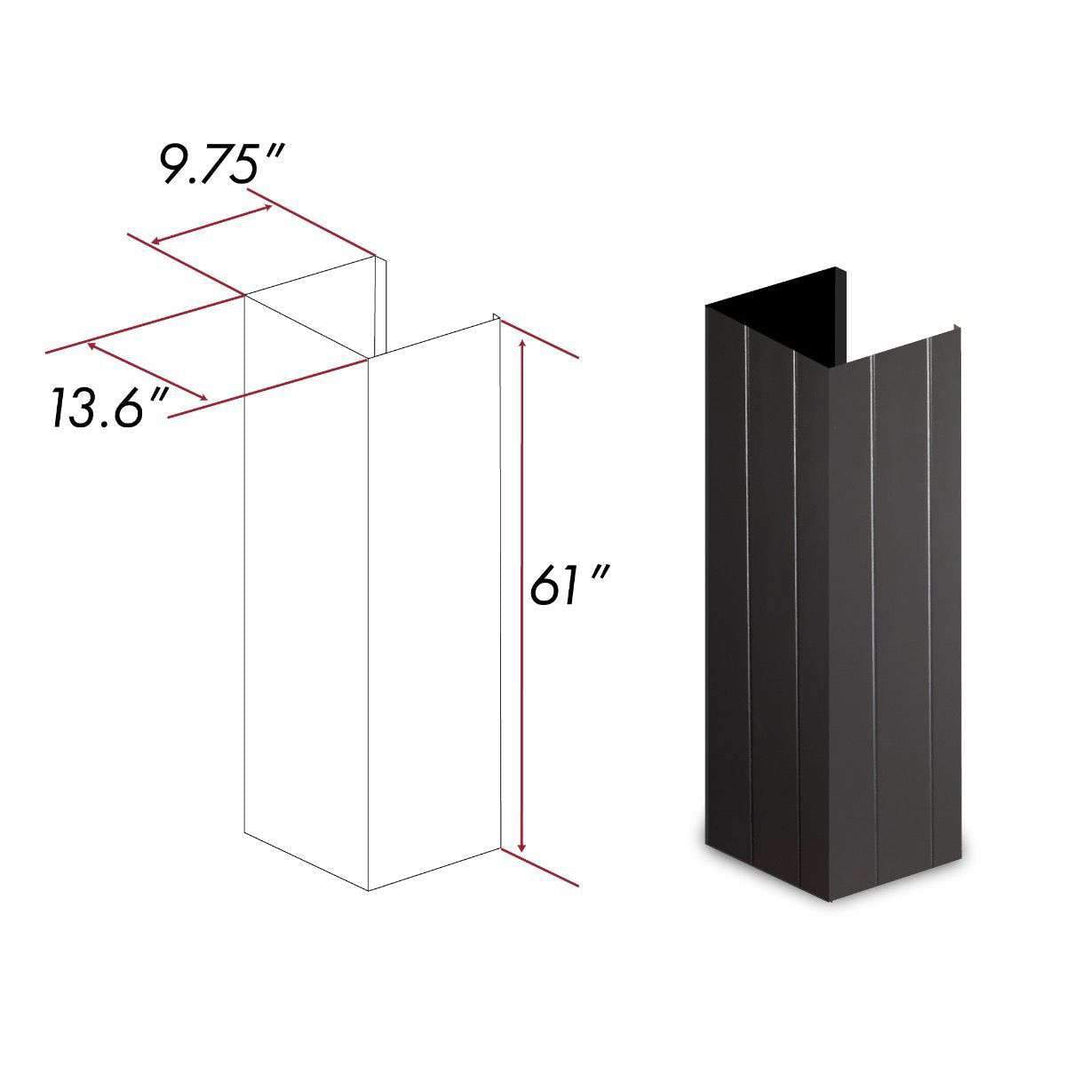 ZLINE 61-Inch Wooden Chimney Extension for Ceilings up to 12 ft. (KPCC-E)