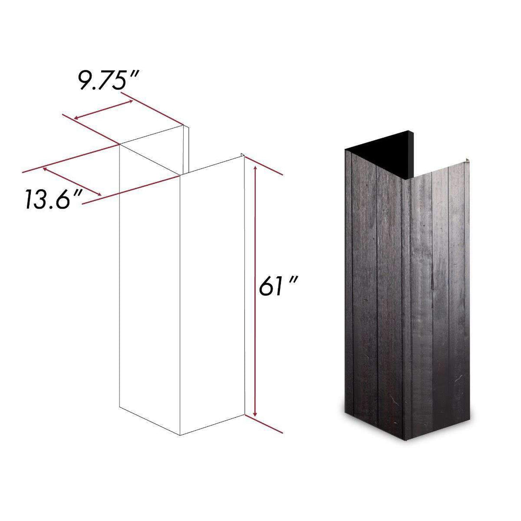 ZLINE 61-Inch Wooden Chimney Extension for Ceilings up to 12 ft. (KPDD-E)