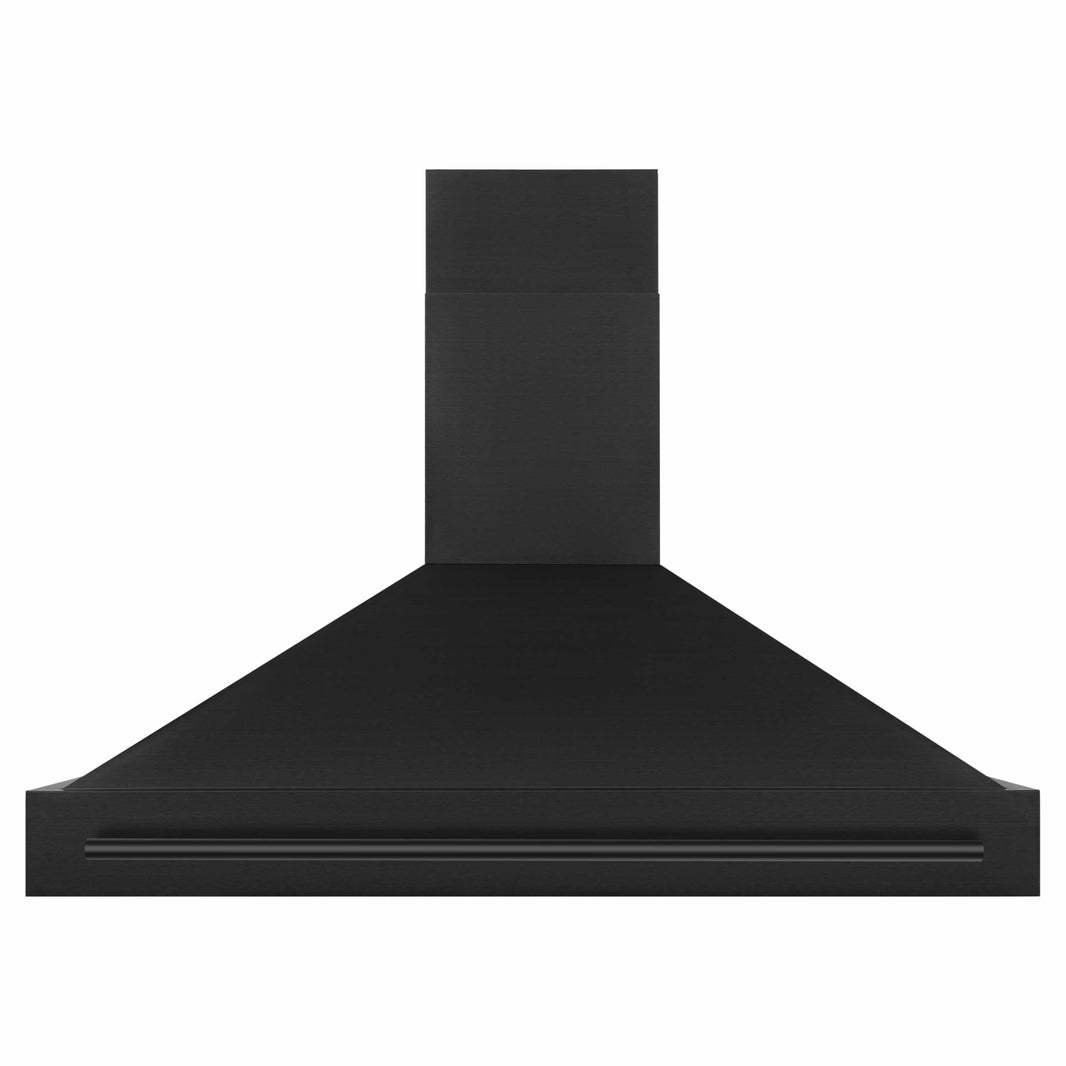 ZLINE 48-Inch Wall Mount Range Hood in Black Stainless Steel (BS655-48-BS)