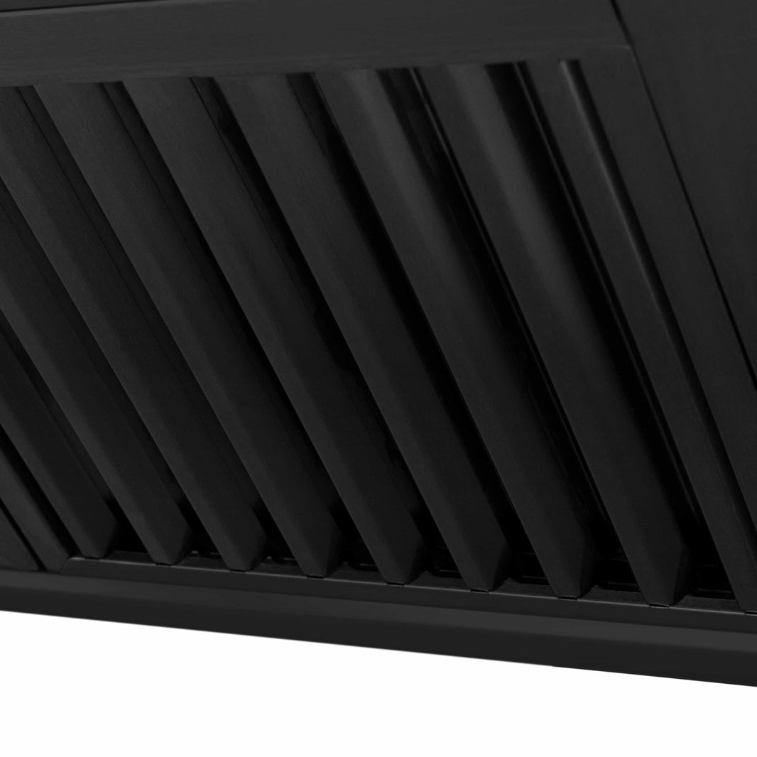 ZLINE 30-Inch Wall Mount Range Hood in Black Stainless Steel (BS655-30-BS)