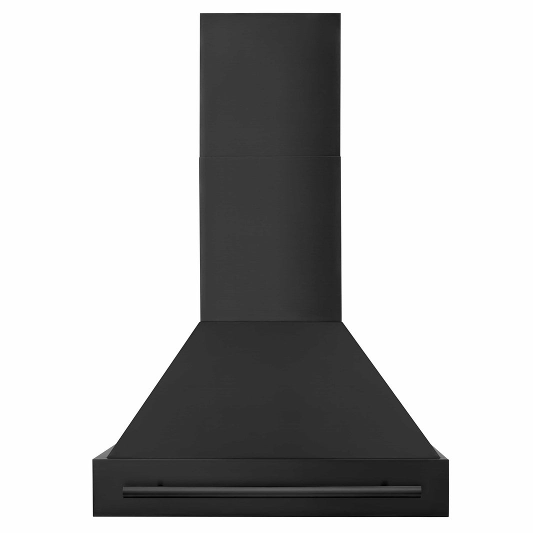 ZLINE 30-Inch Wall Mount Range Hood in Black Stainless Steel (BS655-30-BS)