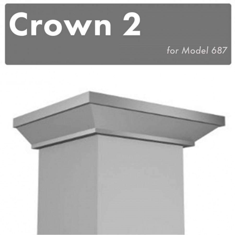 ZLINE Crown Molding #2 for Wall Range Hoods (CM2-687)