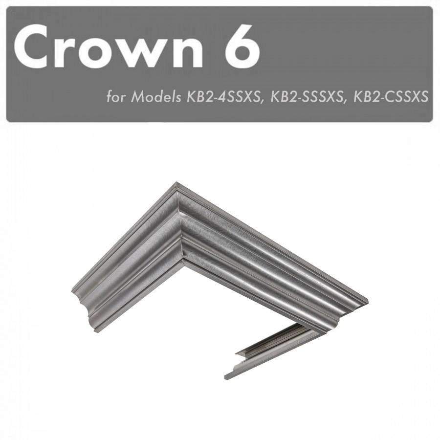 ZLINE Crown Molding #6 for Designer Wall Range Hood (CM6-KB-S304)