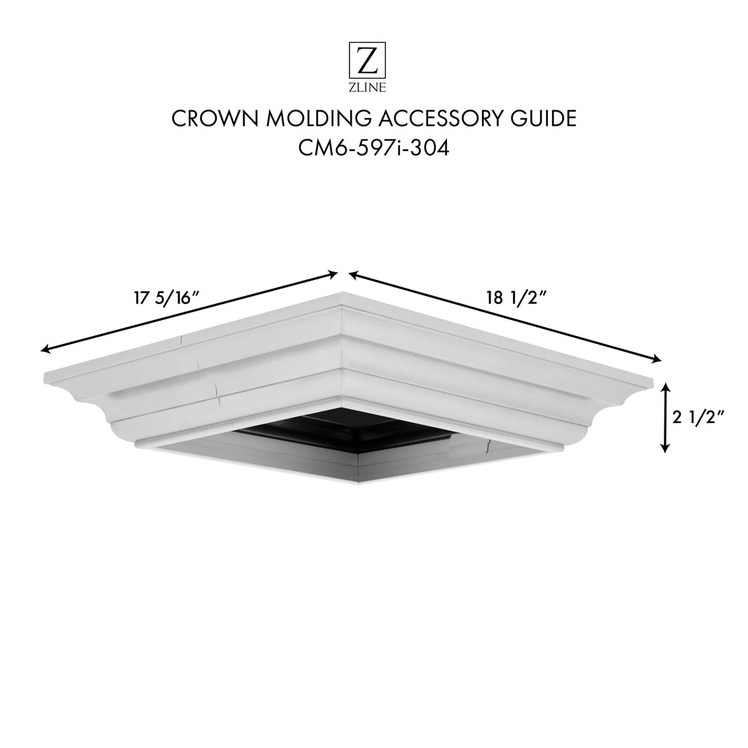 ZLINE Crown Molding #6 for Island Range Hood (CM6-597i)