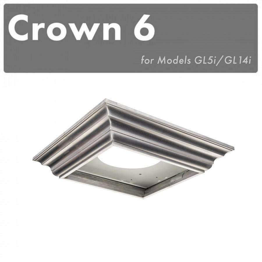 ZLINE Crown Molding #6 for Island Range Hood (CM6-GL5i)