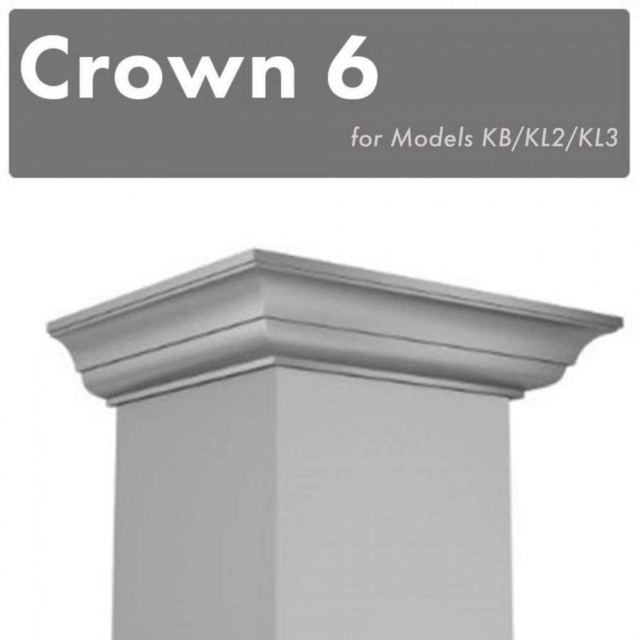 ZLINE Crown Molding #6 for Wall Range Hood (CM6-KB/KL2/KL3)