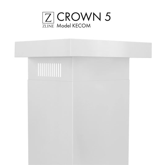 ZLINE Crown Molding Profile 5 for Wall Mount Range Hood (CM5-KECOM-304)