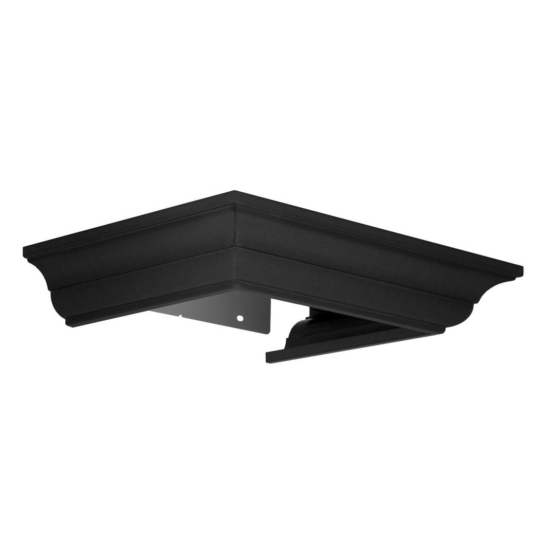 ZLINE Crown Molding Profile 6 For Wall Mount Range Hood in Black Stainless Steel (CM6-BSKBN)