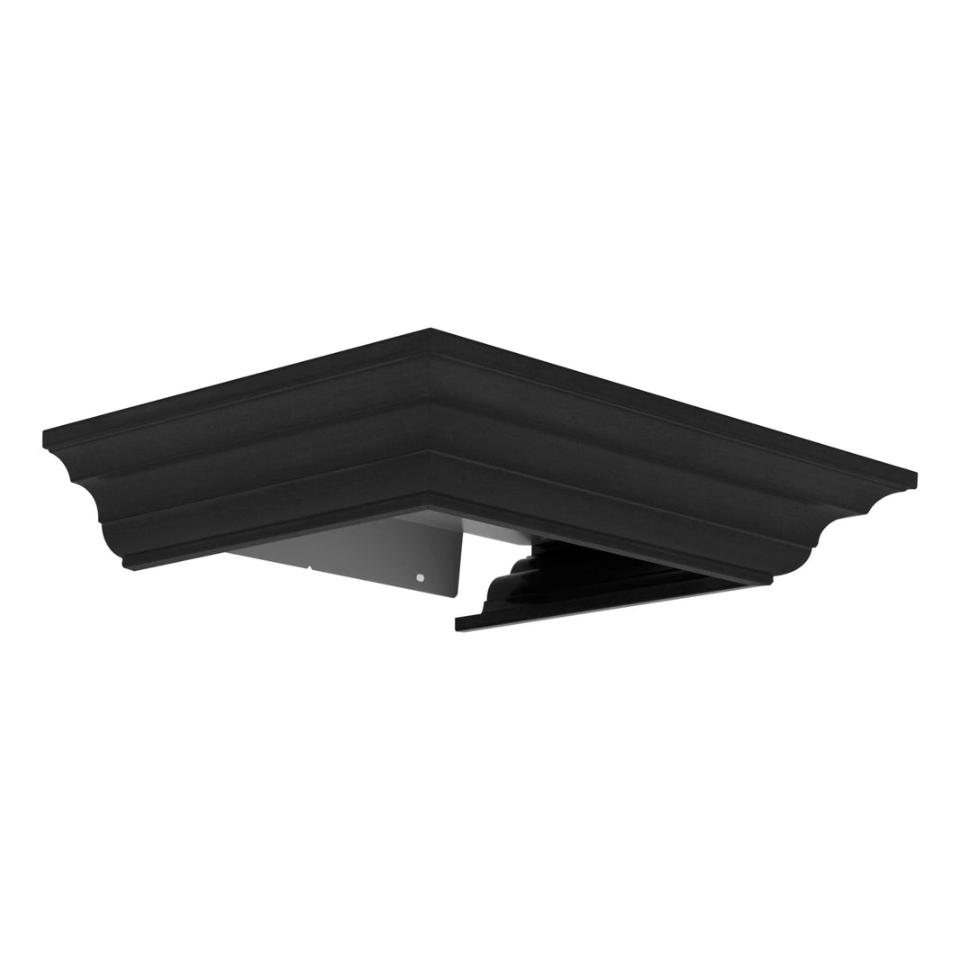 ZLINE Crown Molding Profile 6 For Wall Mount Range Hood in Black Stainless Steel (CM6-BS655N)