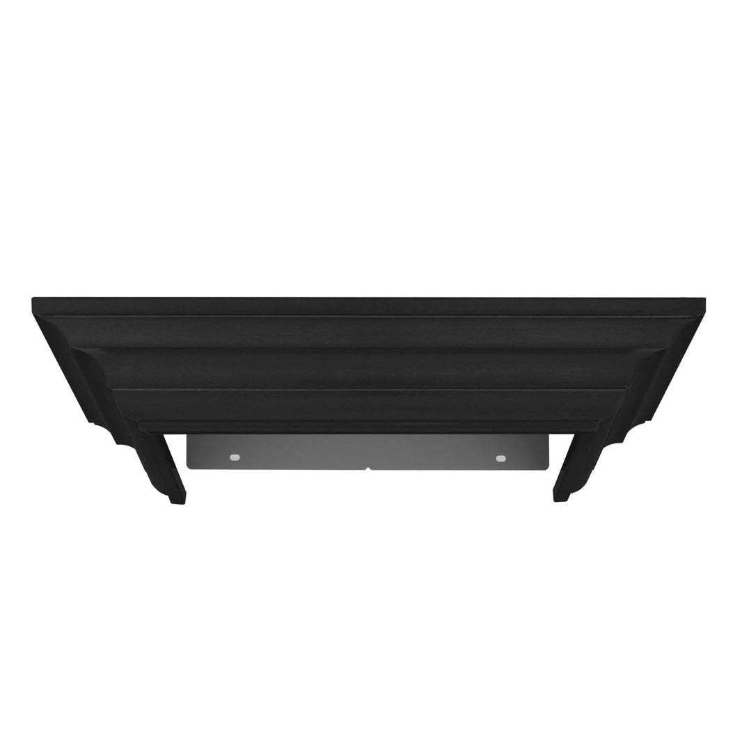 ZLINE Crown Molding Profile 6 For Wall Mount Range Hood in Black Stainless Steel (CM6-BS655N)