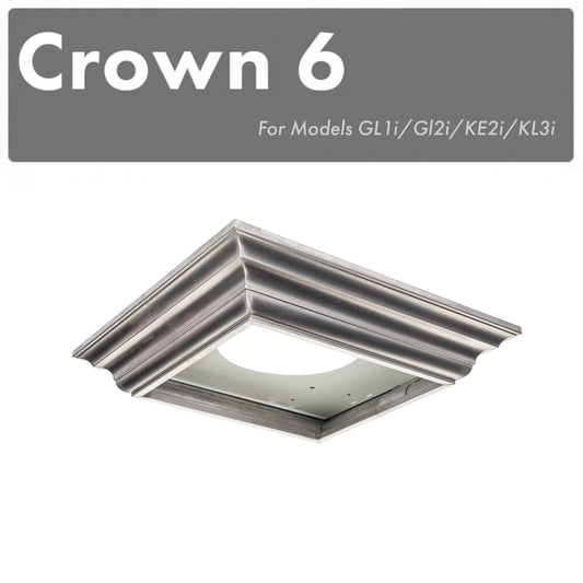 ZLINE Crown Molding Profile 6 for Island Mount Range Hoods (CM6V-597i/GL1i/GL2i/KE2i/KL3i)