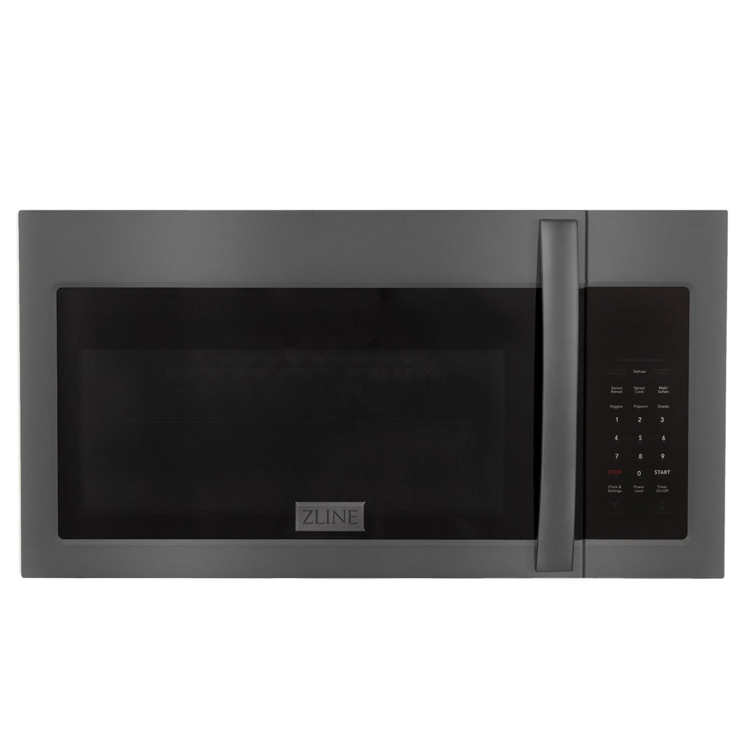 ZLINE Over The Range Microwave Oven In Black Stainless Steel (MWO-OTR-30-BS)